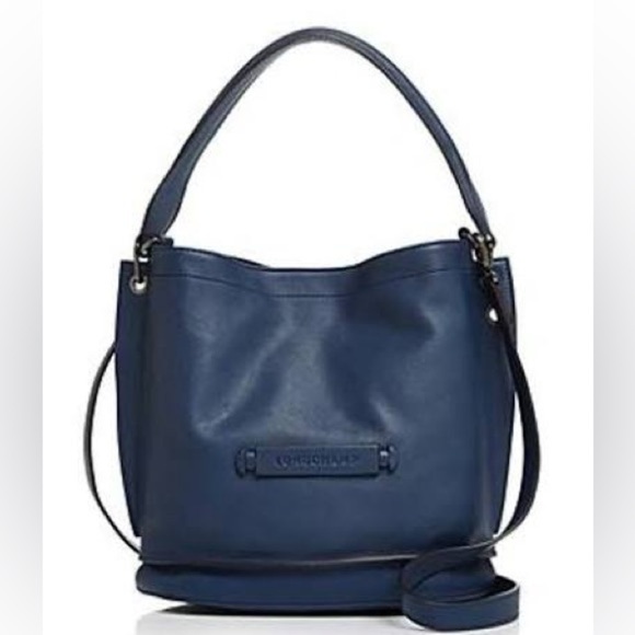 Longchamp 3D Hobo Bag with Crossbody Pilot Blue - Picture 1 of 14